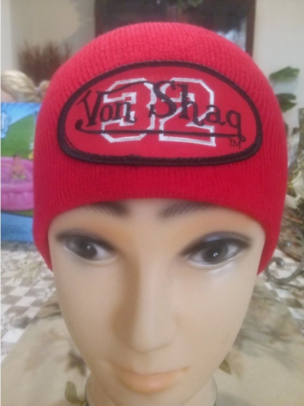Von Dutch Hat Beanie 0range Von Shaq  NEW WITHOUT TAG